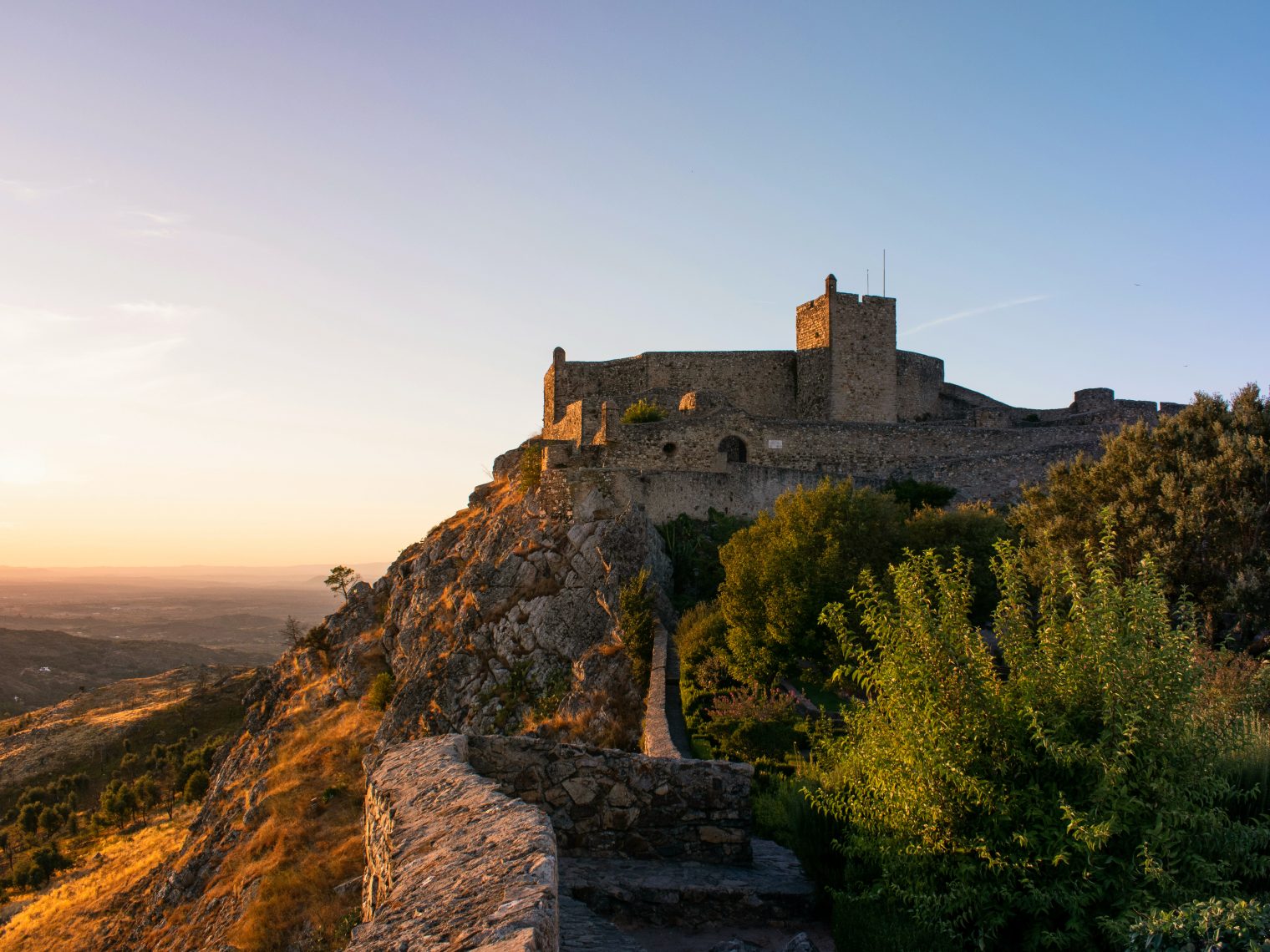 View from Marvao castle. Alentejo region, Portugal