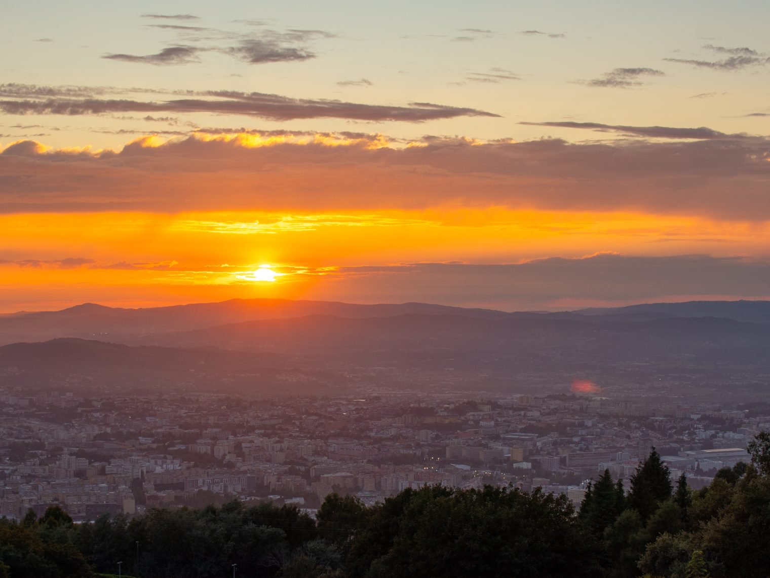 Best sunset spot near Braga