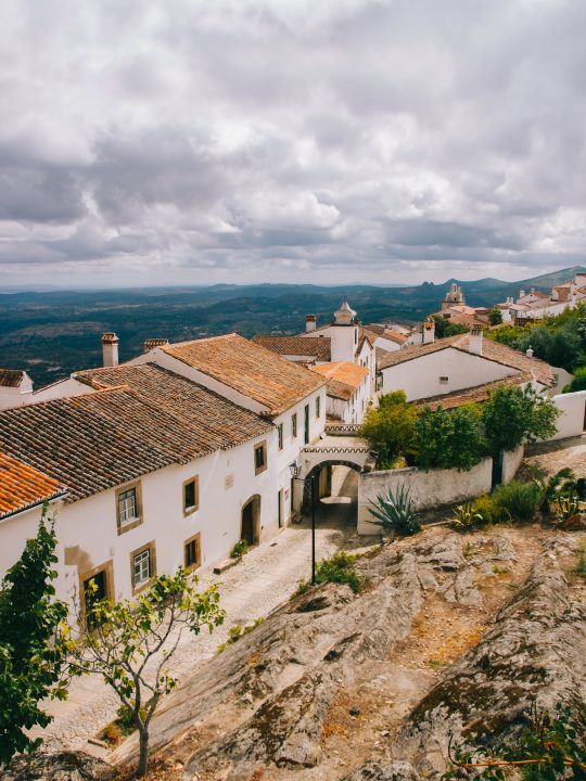 Breathtaking view of Parque Natural da Serra de Sao Mamede Portalegre Portugal. 