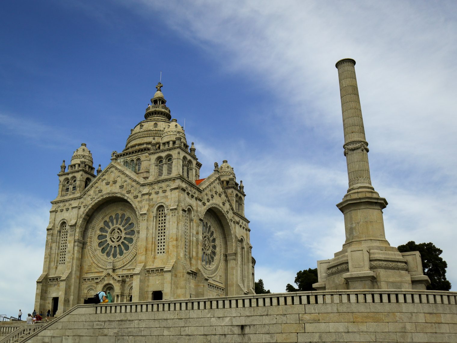Santuário de Santa Luzia basilica standing on hilltop overlooking Viana do Castelo