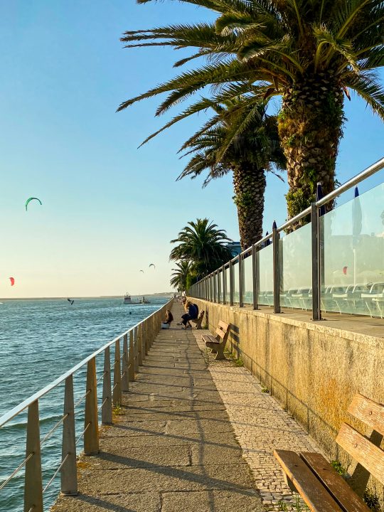 Esposende waterfront during golden hour, one of the best coastal towns near Porto, Northern Portugal