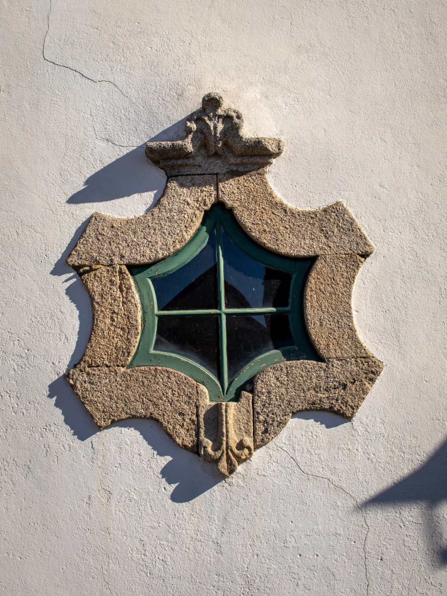 A window at Santa Clara Monastery in Vila do Conde, Northern Portugal